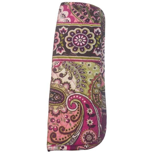 Vera Bradley Hot Tools Flat/Curling Case in IronVery Berry Paisley - Picture 5 of 7